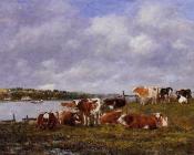 尤金 布丹 : Pasturage, the Valley of the Touques